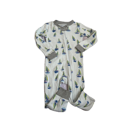 Burt's Bees Boys Mint | Boats Pajamas Size: 18 months Mint | Boats