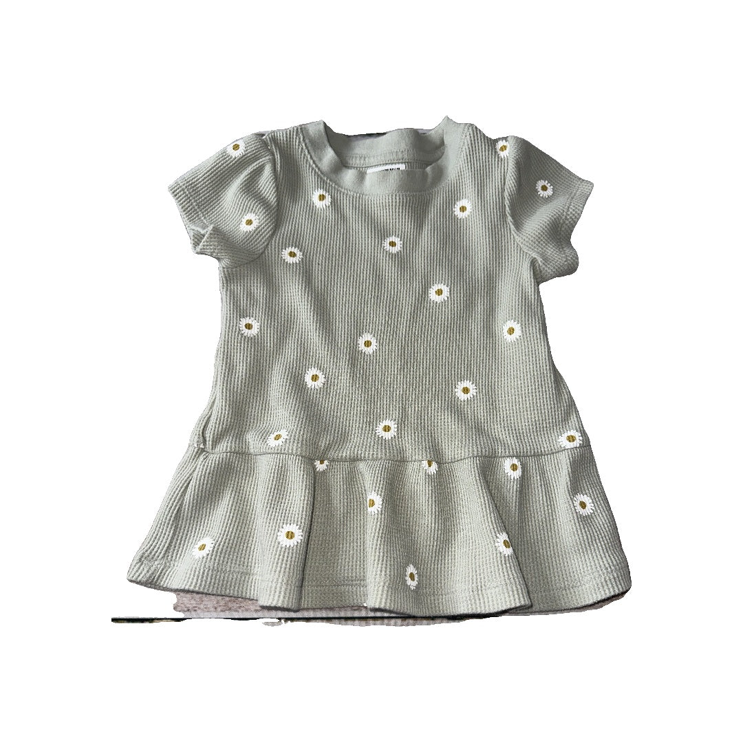 Cat & Jack Girls Mint | Flowers T-Shirt Size: 18 months Mint | Flowers