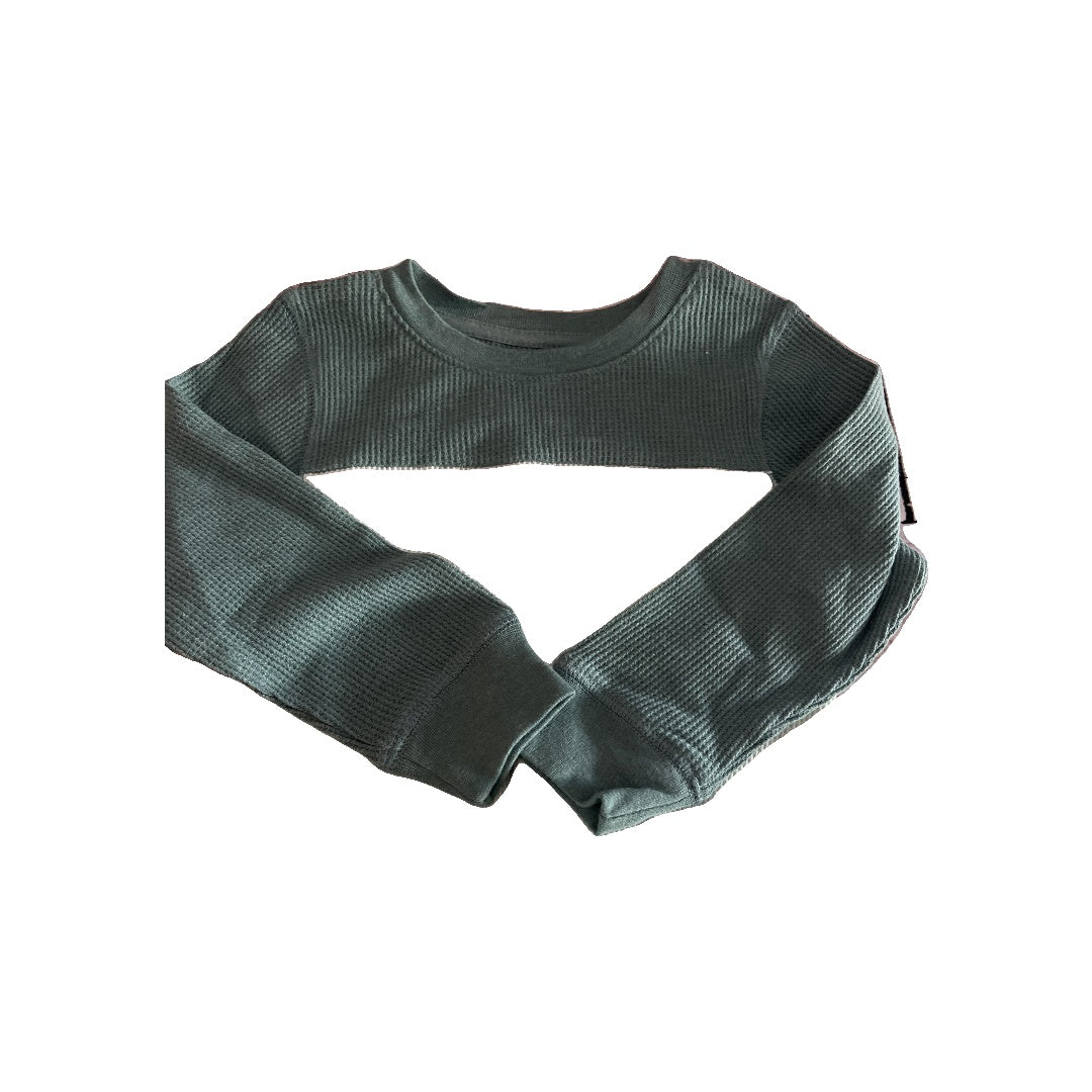 Cat & Jack Boys Mint | Forest Green Long Sleeve Shirt Size: 3T Mint | Forest Green