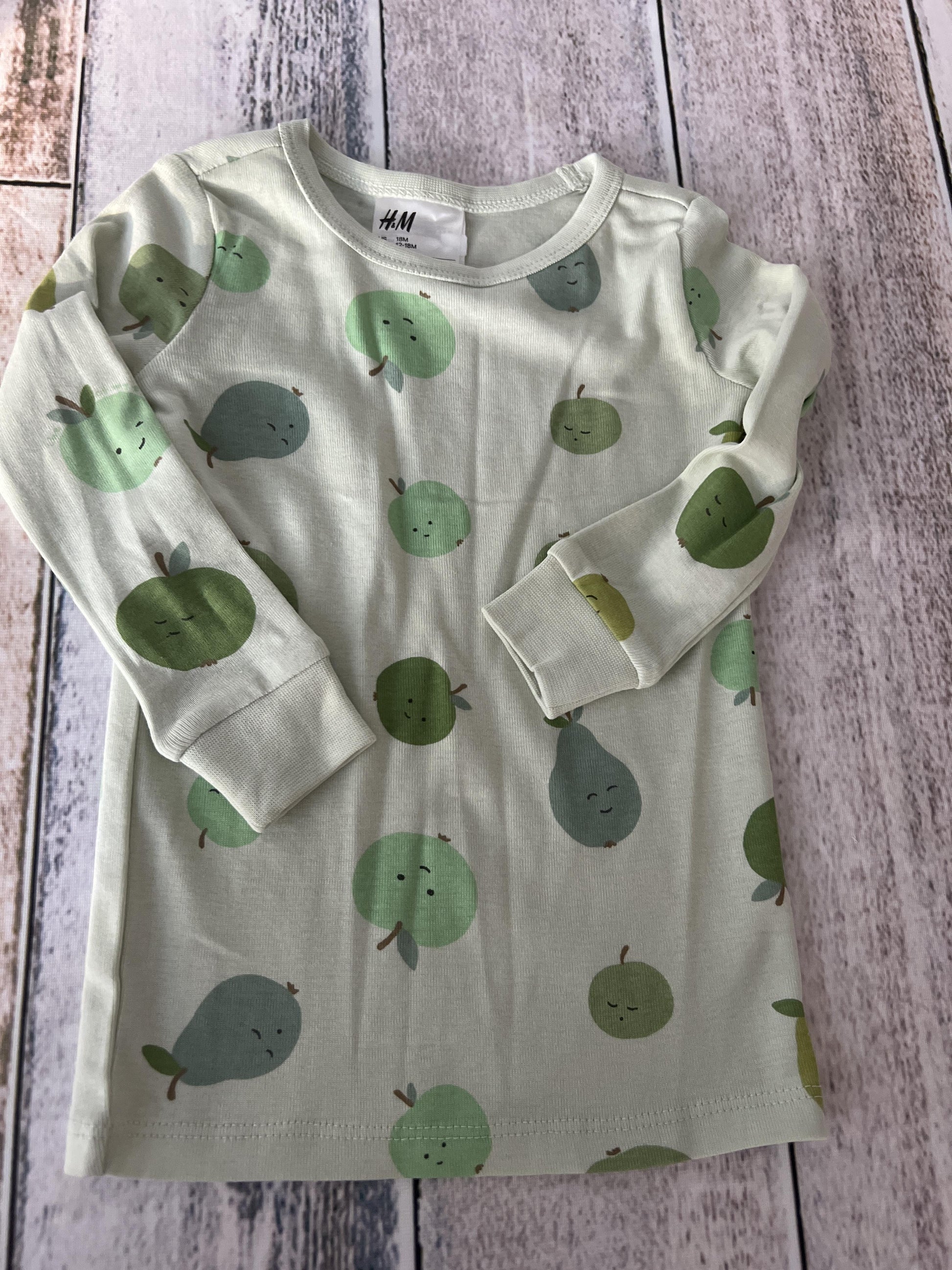 H&M Girls Mint | Fruit Pajamas Size: 12-18 months Mint | Fruit