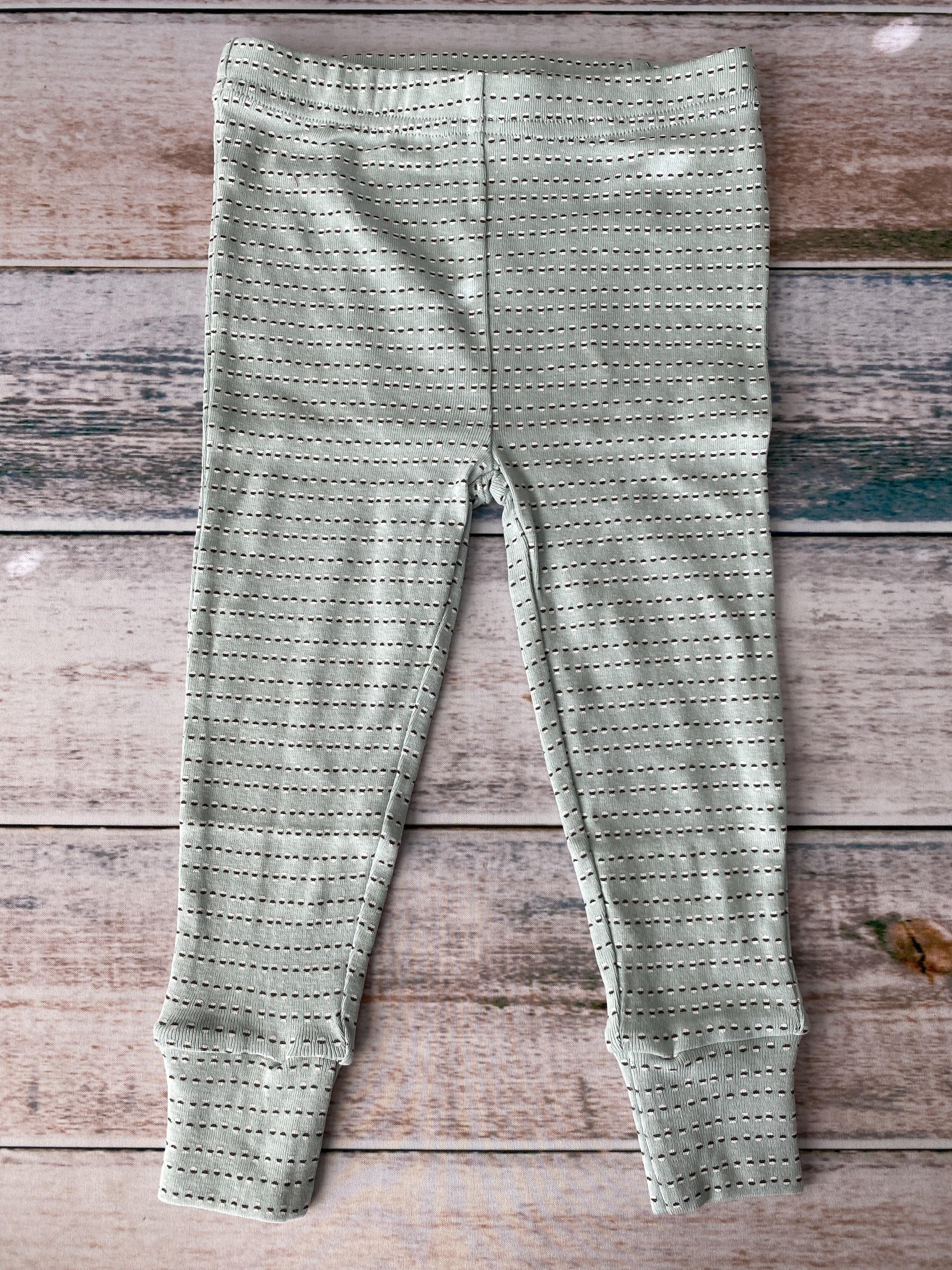 Oliver & Rain Unisex Mint | Geometric Pajamas Size: 24 months Mint | Geometric