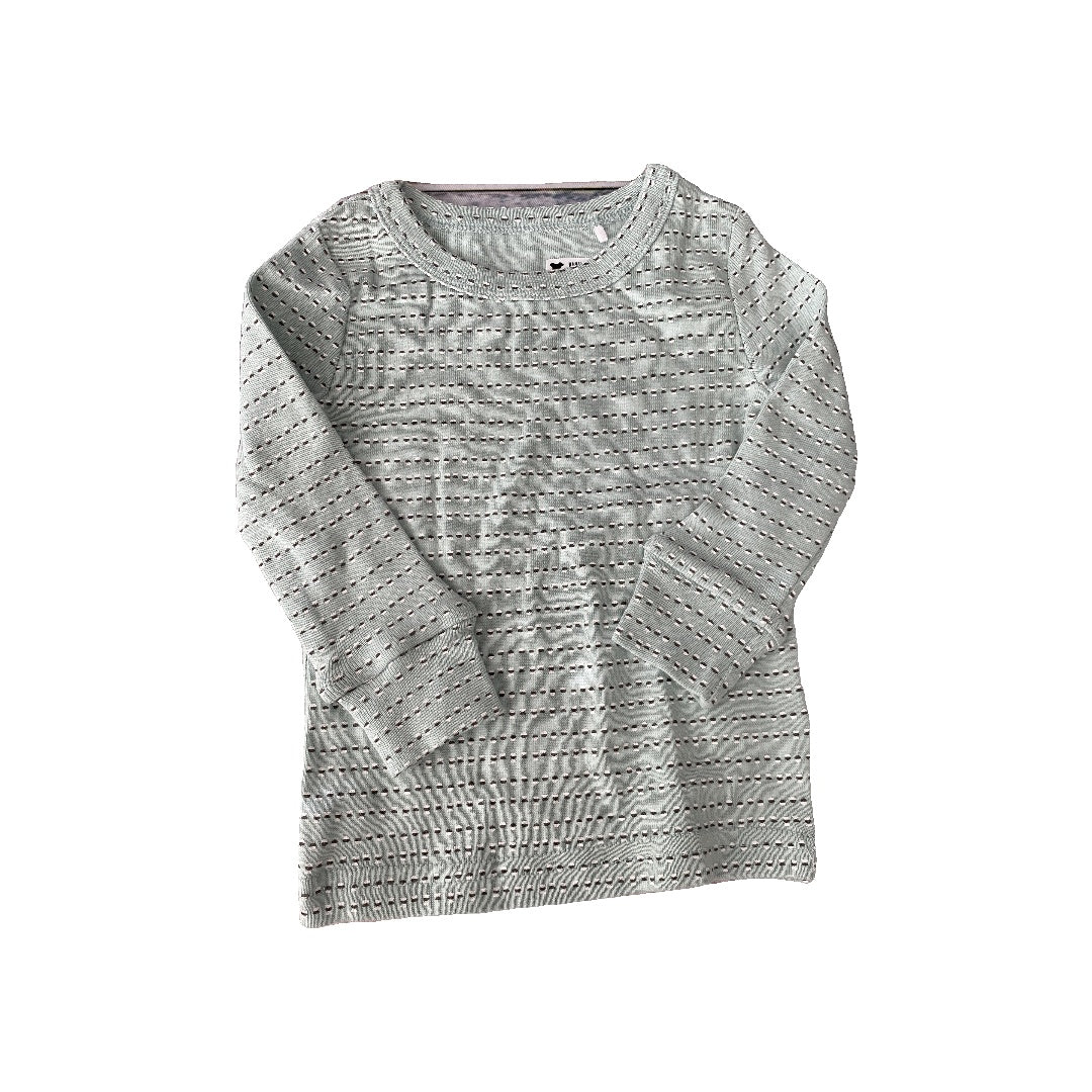 Oliver & Rain Unisex Mint | Geometric Pajamas Size: 12M Mint | Geometric
