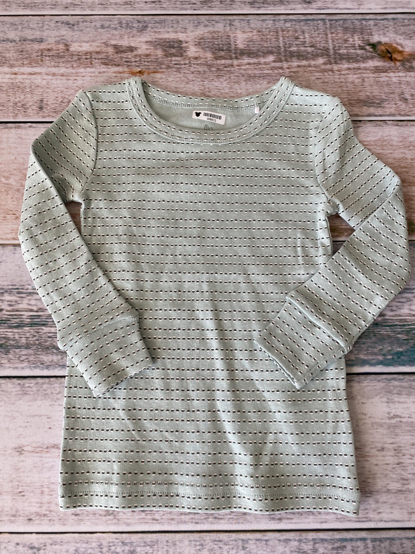 Oliver & Rain Unisex Mint | Geometric Pajamas Size: 2T Mint | Geometric