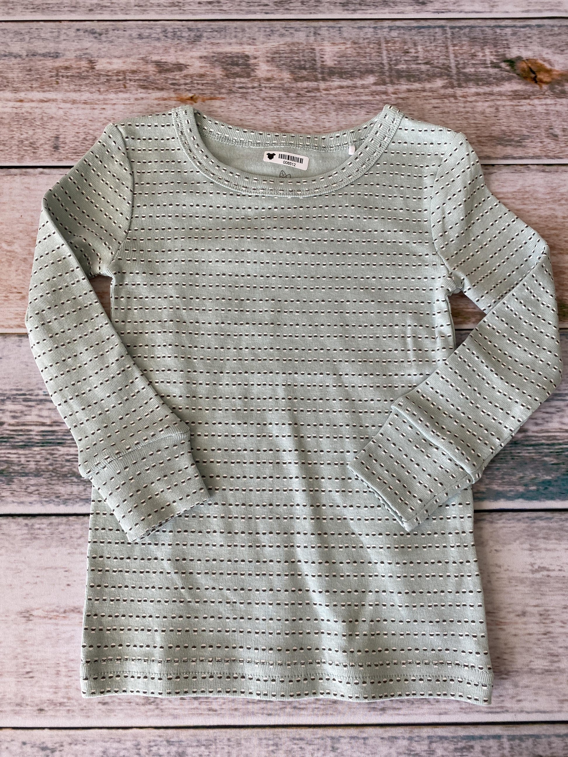 Oliver & Rain Unisex Mint | Geometric Pajamas Size: 2T Mint | Geometric