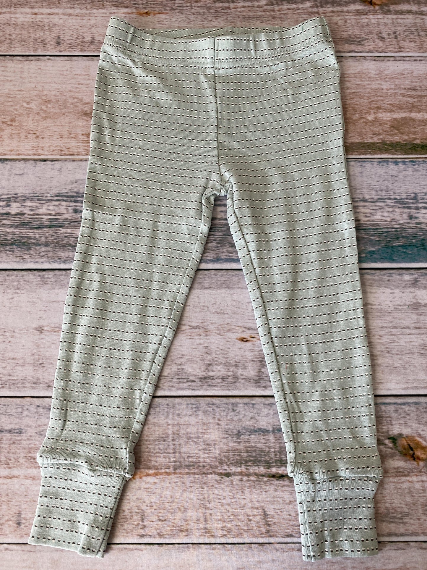 Oliver & Rain Unisex Mint | Geometric Pajamas Size: 3T Mint | Geometric