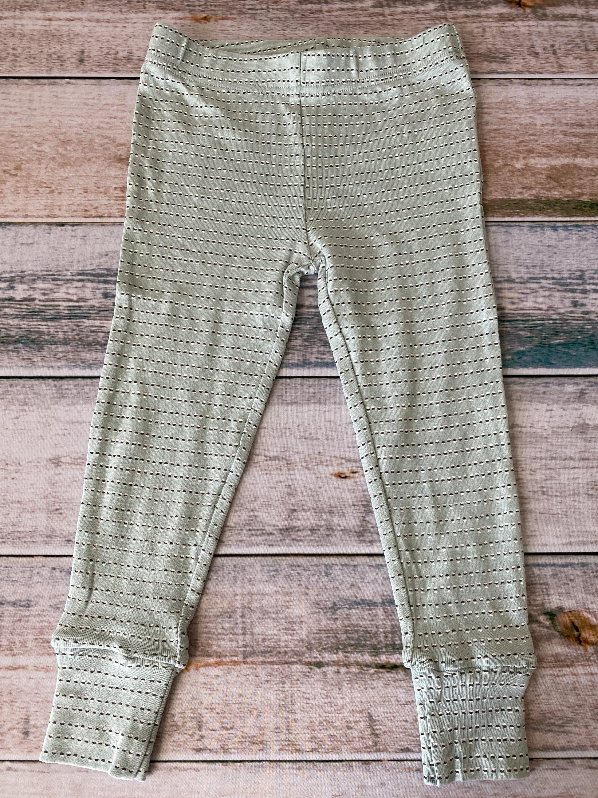 Oliver & Rain Unisex Mint | Geometric Pajamas Size: 3T Mint | Geometric