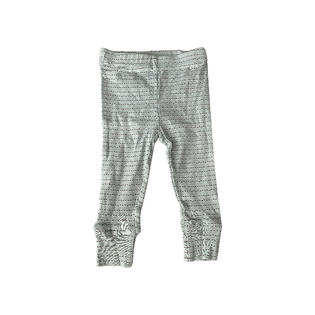Oliver & Rain Unisex Mint | Geometric Pajamas Size: 12M Mint | Geometric