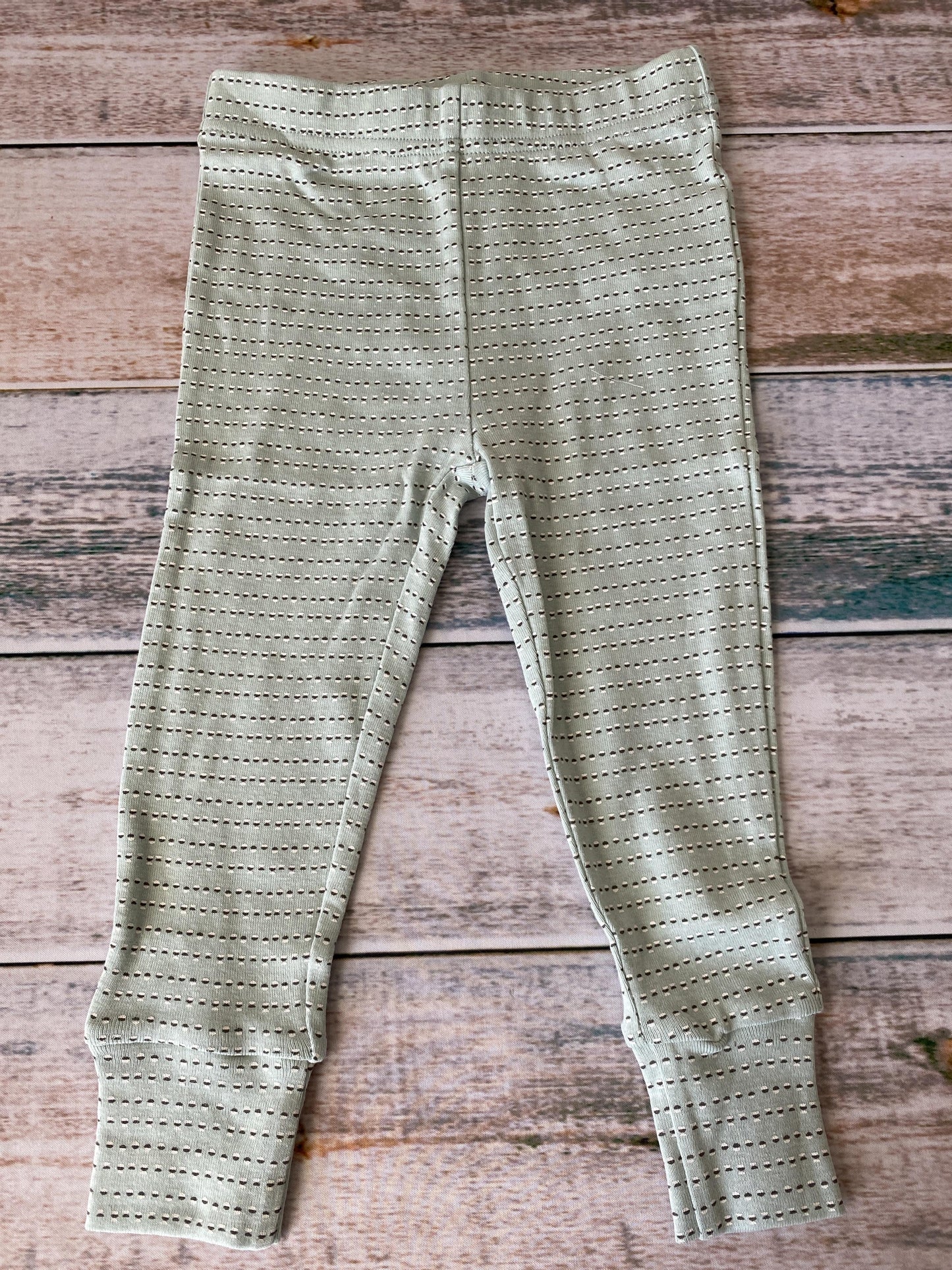 Oliver & Rain Unisex Mint | Geometric Pajamas Size: 2T Mint | Geometric