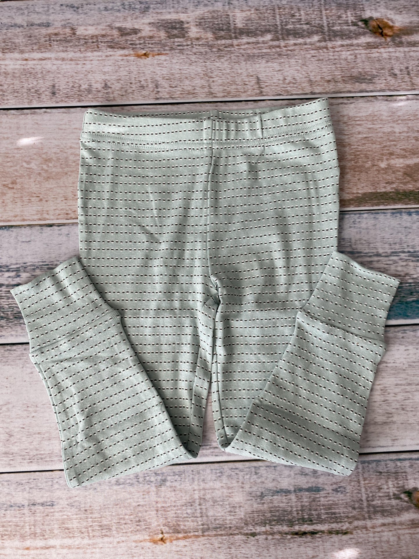 Oliver & Rain Unisex Mint | Geometric Pajamas Size: 4T Mint | Geometric