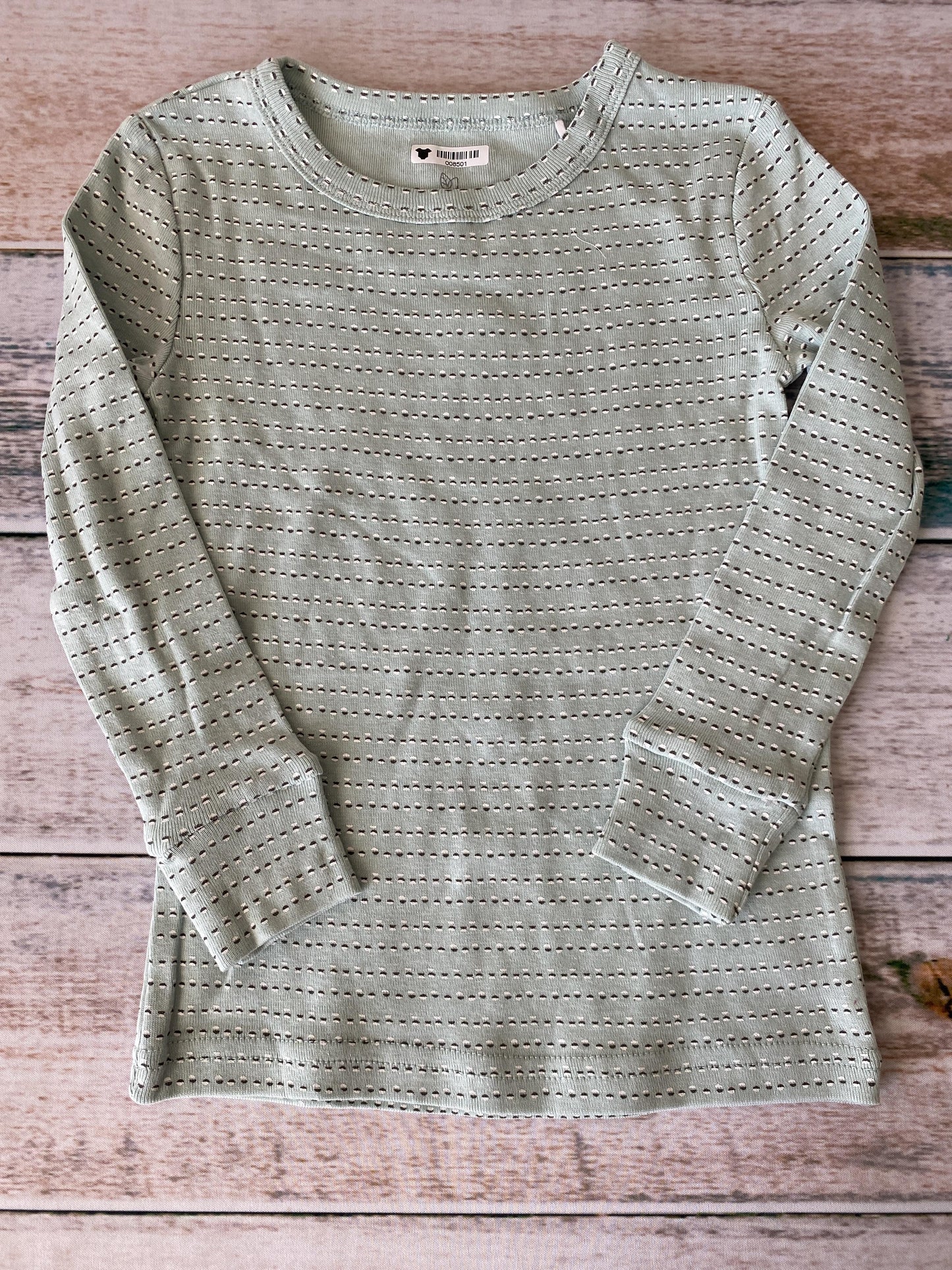 Oliver & Rain Unisex Mint | Geometric Pajamas Size: 3T Mint | Geometric