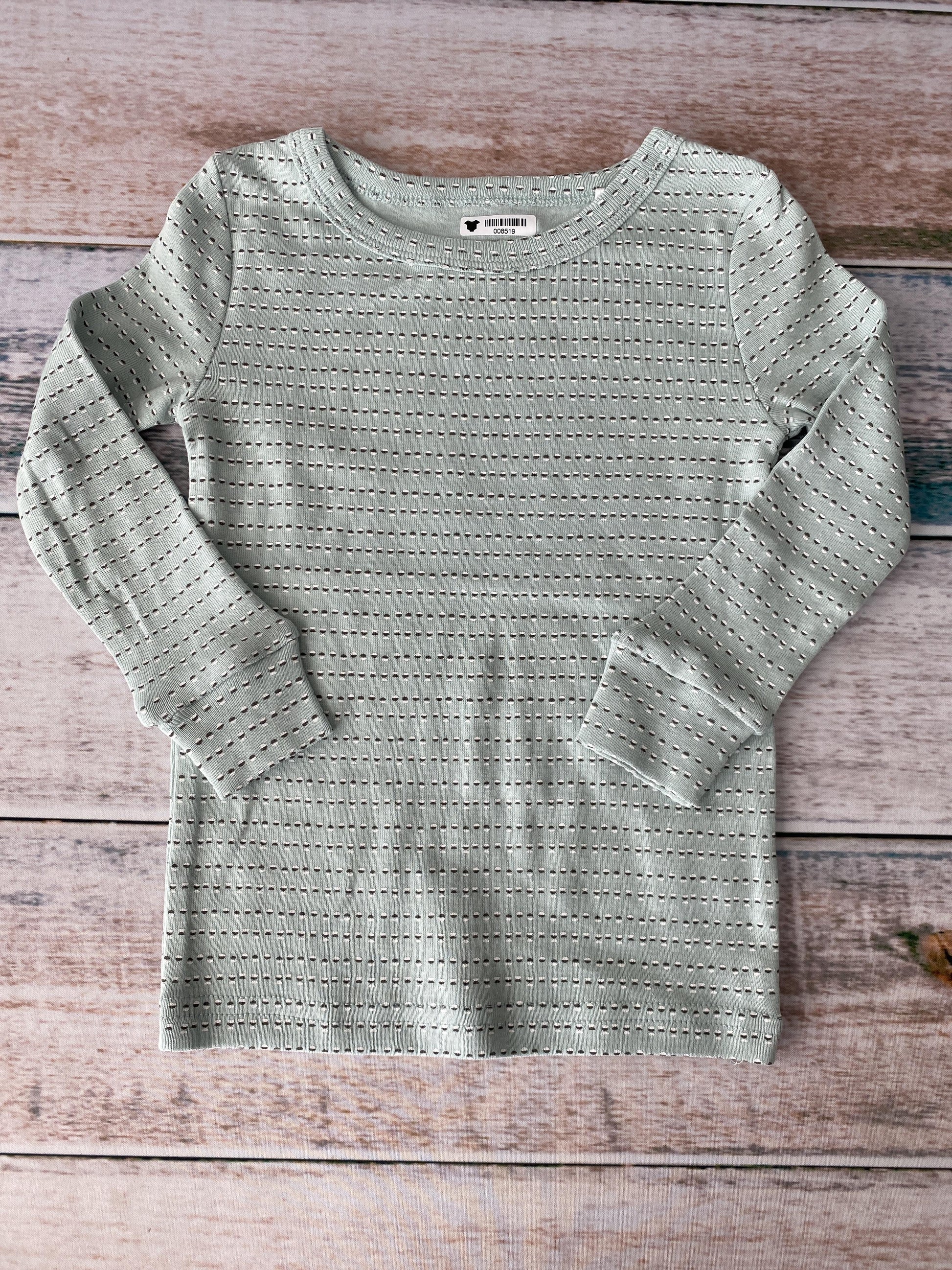 Oliver & Rain Unisex Mint | Geometric Pajamas Size: 24 months Mint | Geometric