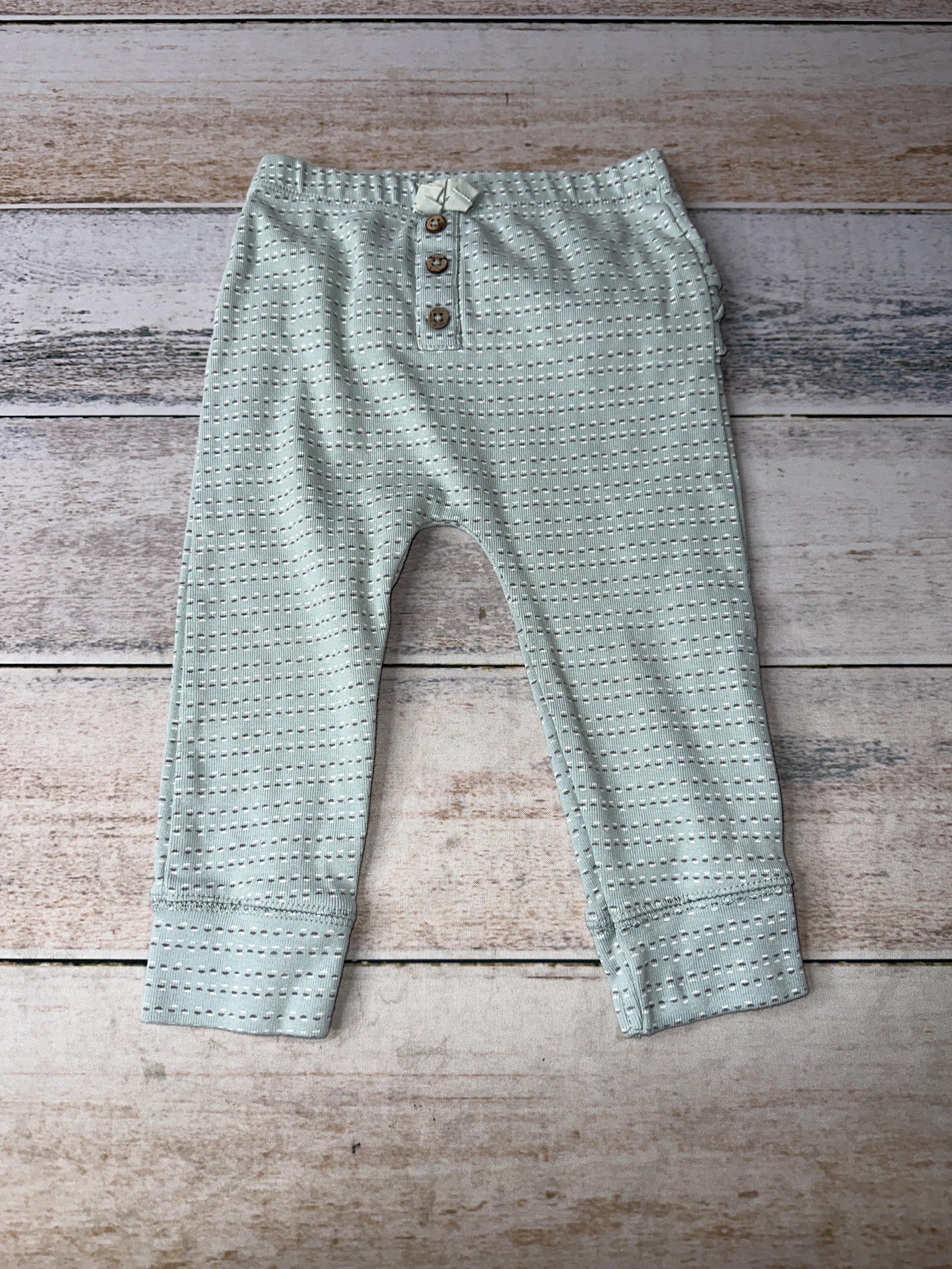 Oliver & Rain Girls Mint | Geometric Pants Size: 18 months Mint | Geometric