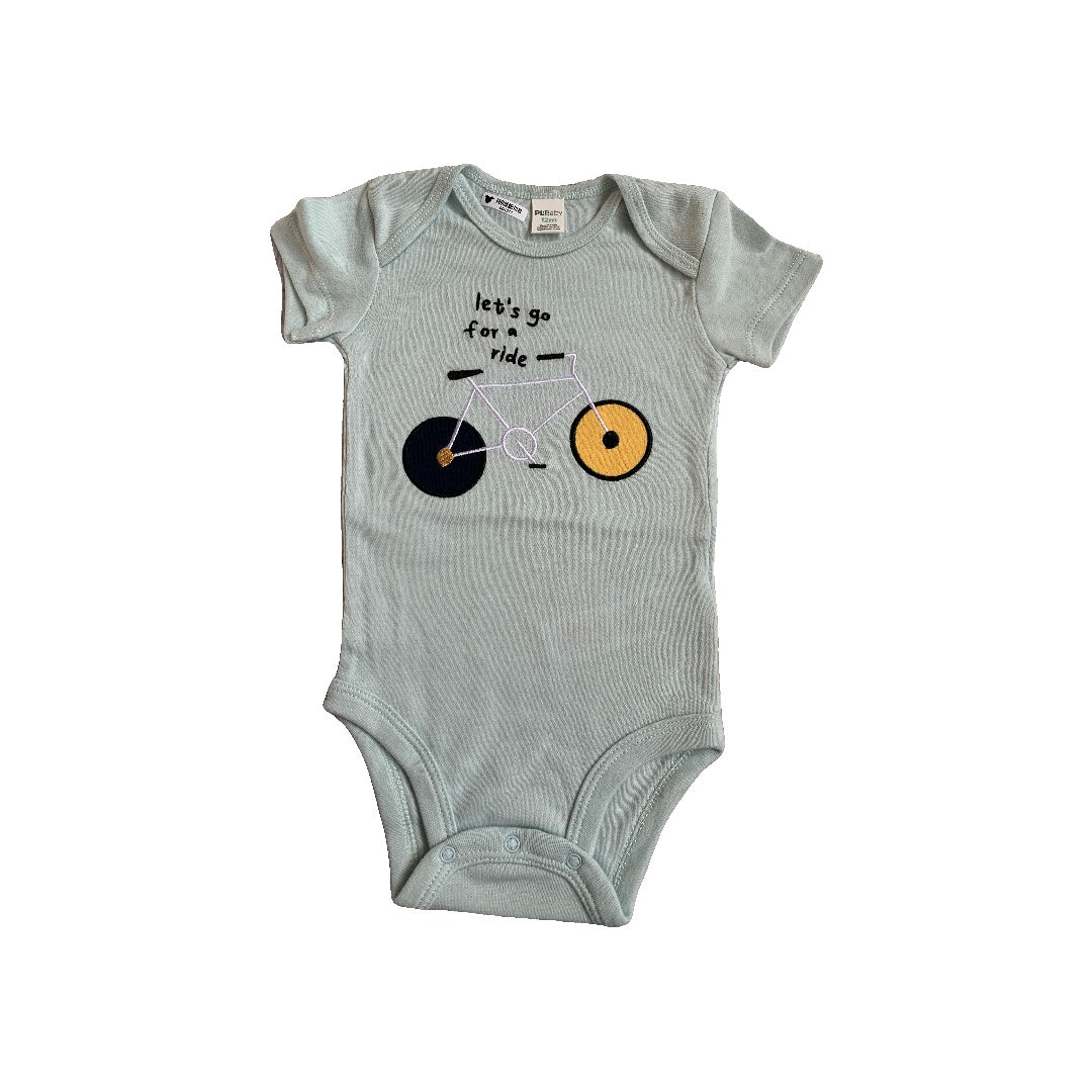 PL Baby Boys Mint | Graphic Onesie Size: 12M Mint | Graphic