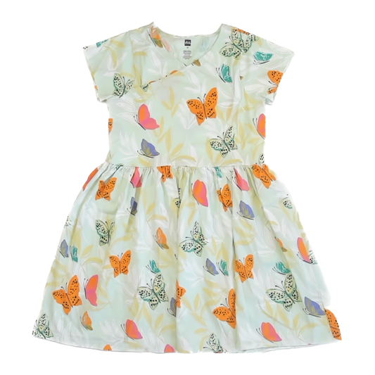 Tea Collection Girls Mint Green | Butterflies Dress Size: 10 Years Mint Green | Butterflies