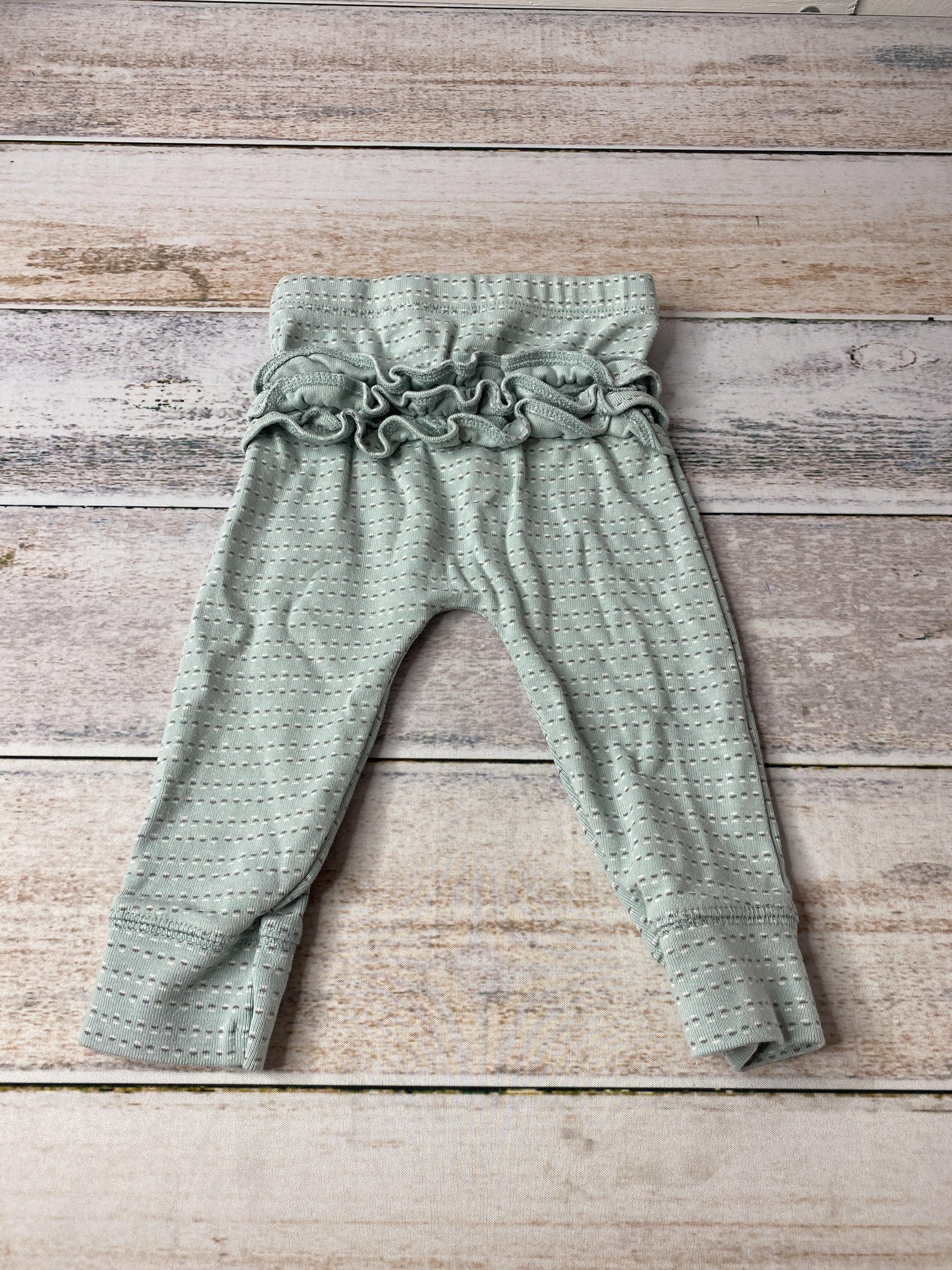 Oliver & Rain Unisex Mint | Pattern Pants Size: 12M Mint | Pattern