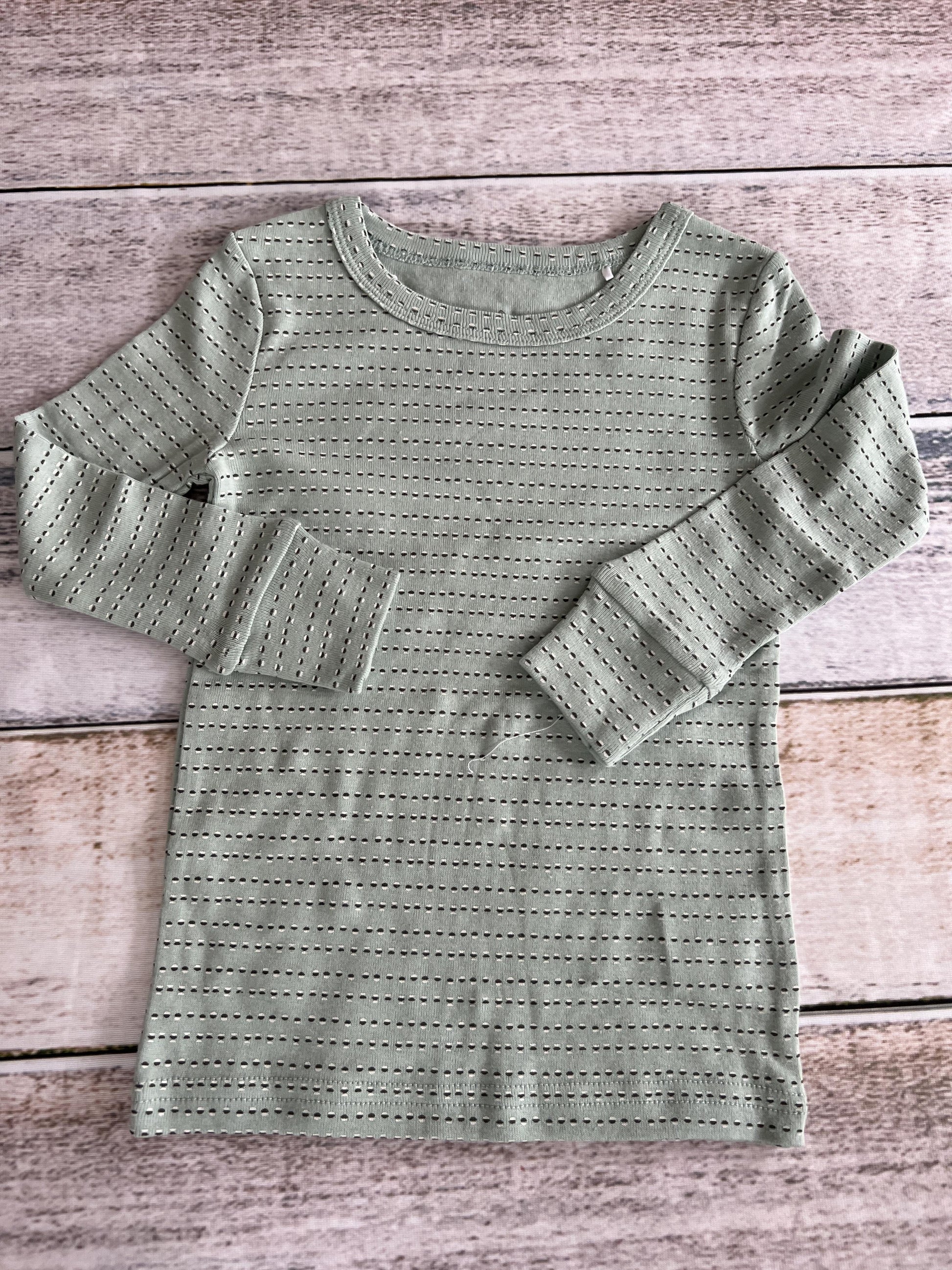 Oliver & Rain Unisex Mint | Pattern Pajamas Size: 2T Mint | Pattern