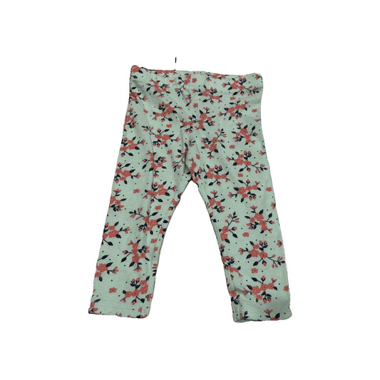 Harper Canyon Girls Mint | Pink floral Pants Size: 12 months Mint | Pink floral