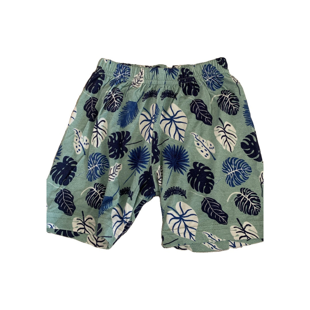 Clover Baby & Kids Boys Mint | Royal Blue | Tropical Pajamas Size: 2T Mint | Royal Blue | Tropical