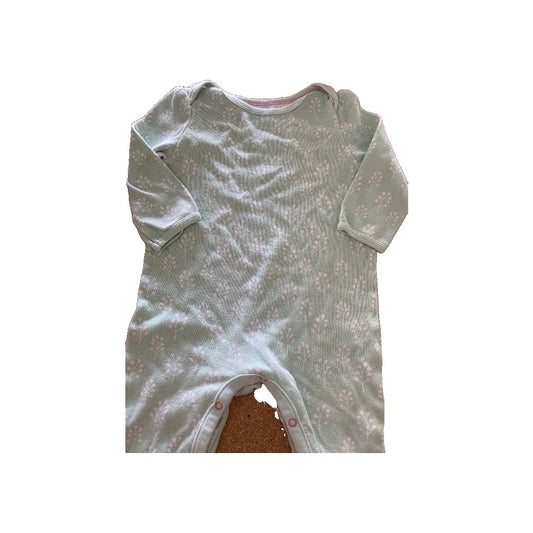 Cloud Island Girls Mint | White | Pattern Pajamas Size: 6-9 months Mint | White | Pattern
