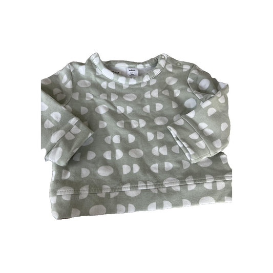 Nordstrom Unisex Mint | White | Pattern Sweater Size: 9 months Mint | White | Pattern