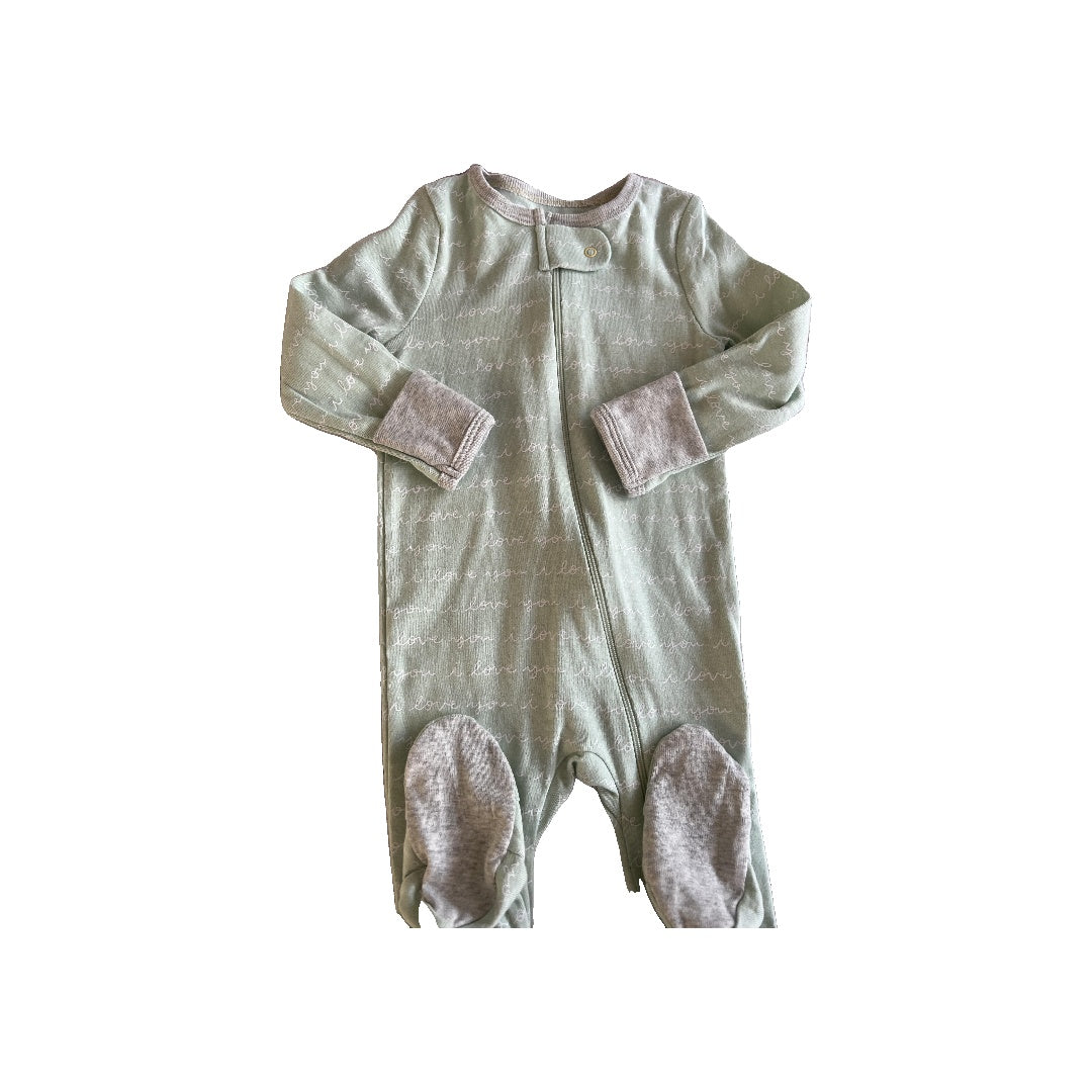 Cloud Island Unisex Mint | White | Pattern Pajamas Size: 6-9 months Mint | White | Pattern