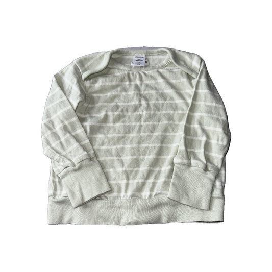 Nordstrom Unisex Mint | White | Stripe Sweater Size: 9-12 Months Mint | White | Stripe