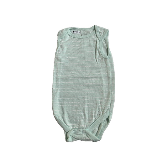 Kylee & Deena Boys Mint | White | Stripe Onesie Size: 6-9 months Mint | White | Stripe