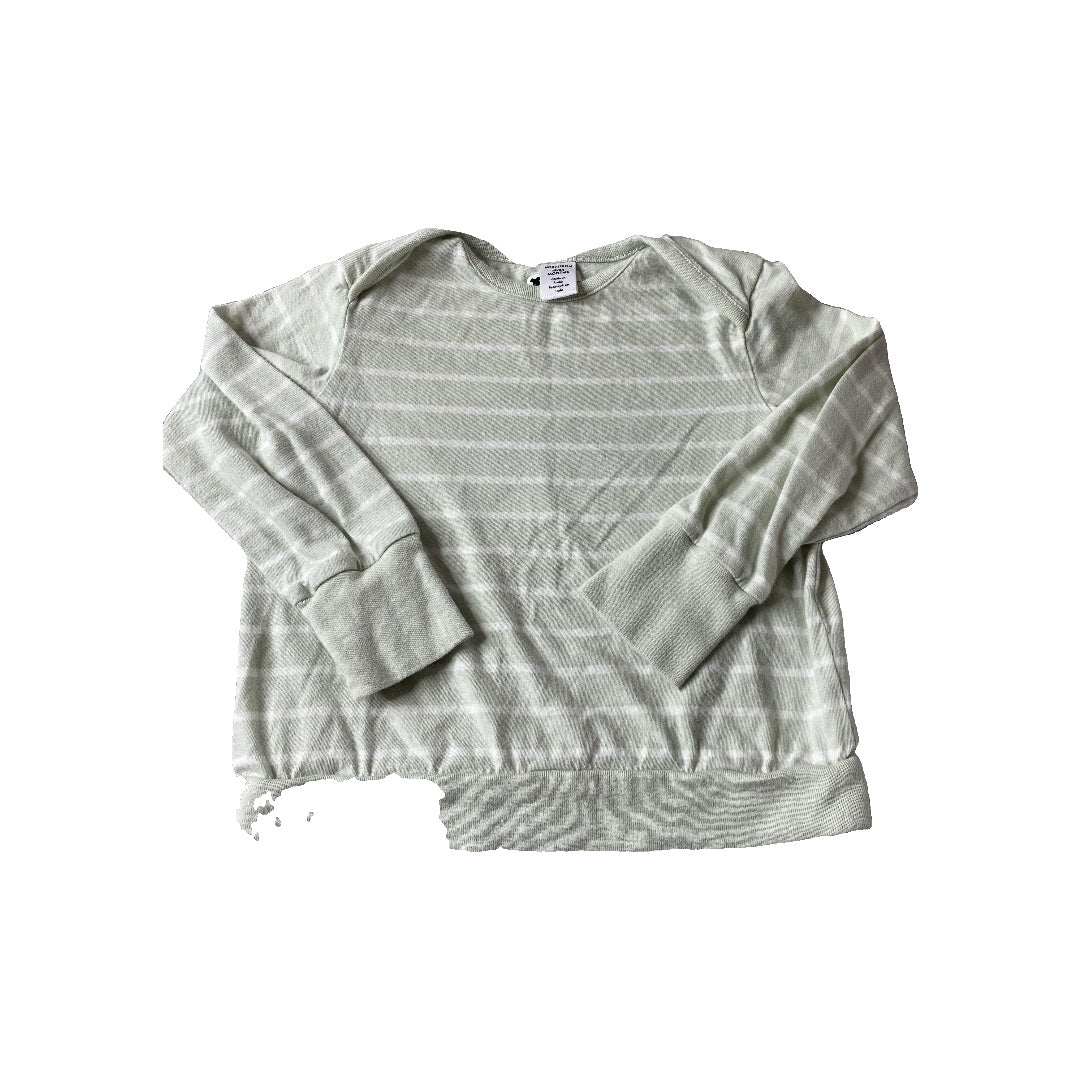 Nordstrom Unisex Mint | White | Stripe Sweater Size: 18-24 months Mint | White | Stripe
