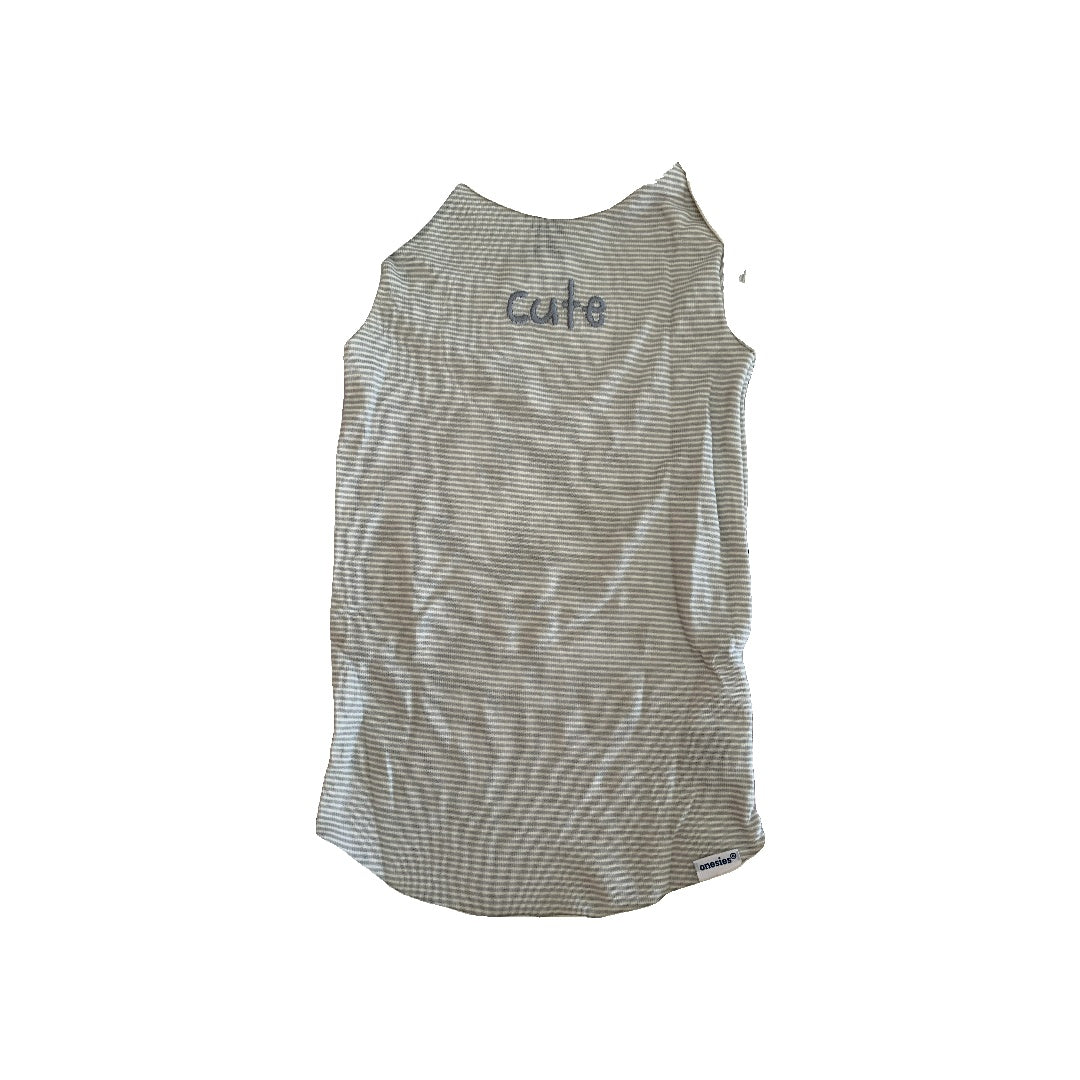 Gerber organic Unisex Mint | White | Stripe Onesie Size: 3-6 months Mint | White | Stripe