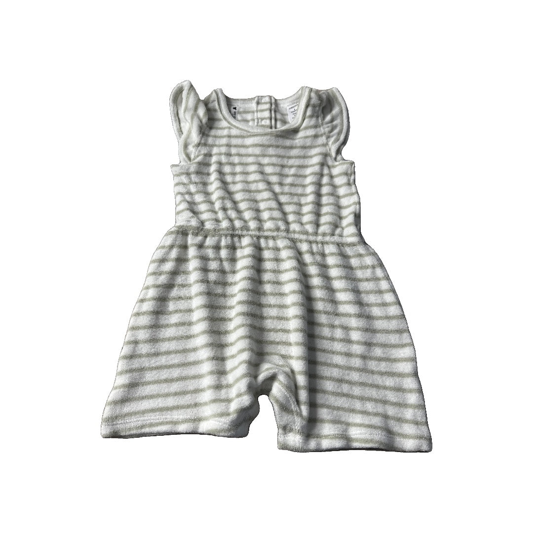 Nordstrom Girls Mint | White | Stripe Romper Size: 9 months Mint | White | Stripe