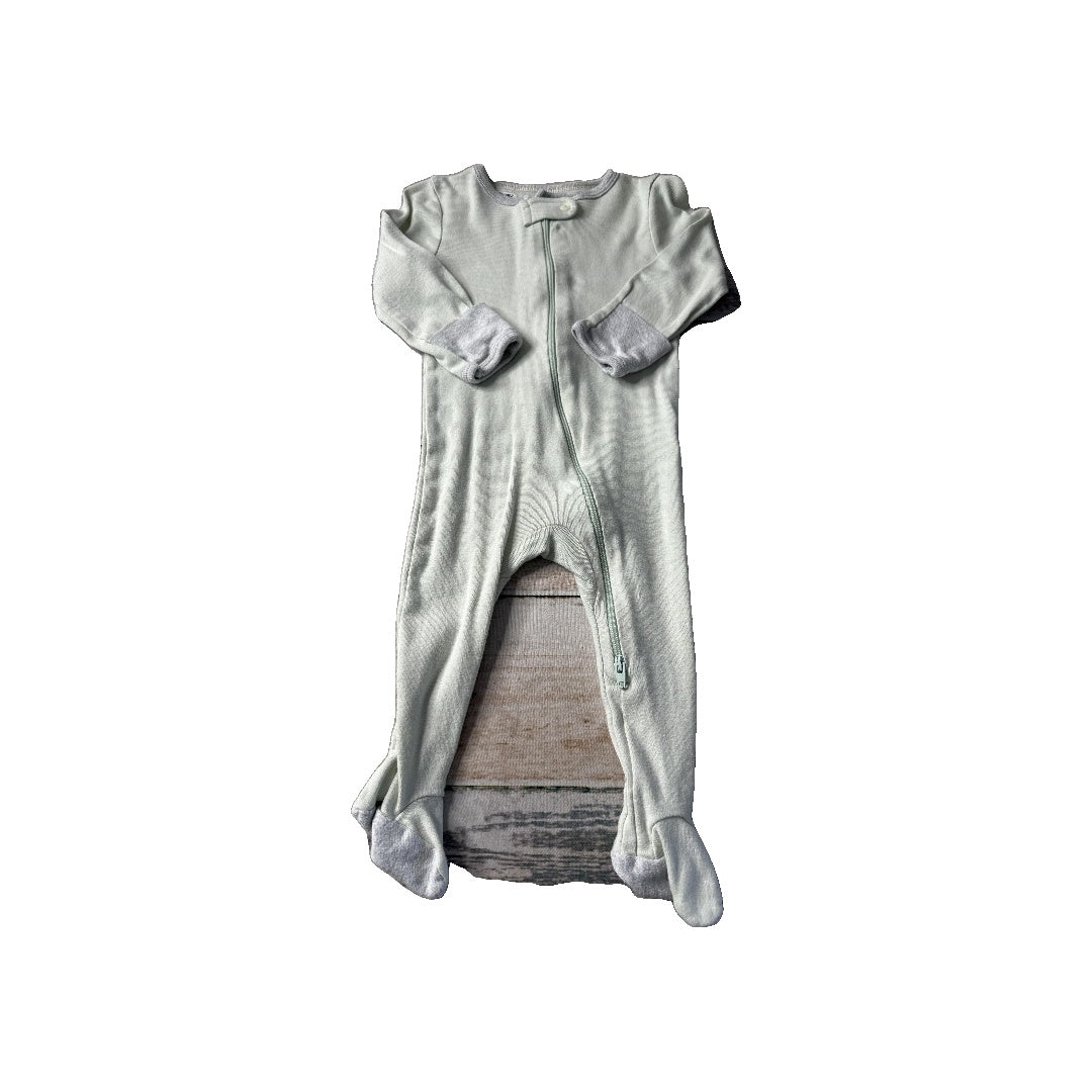 Cloud Island Girls Mint | White Pajamas Size: 6-9 months Mint | White