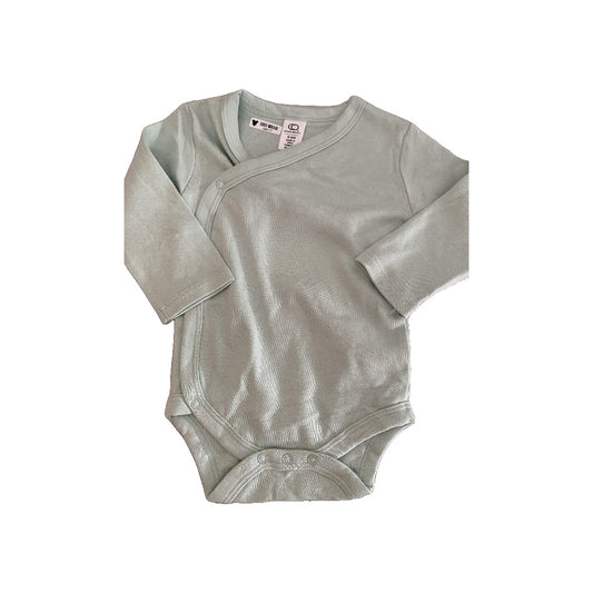 Colored Organics Boys Mint Onesie Size: 3-6 months Mint