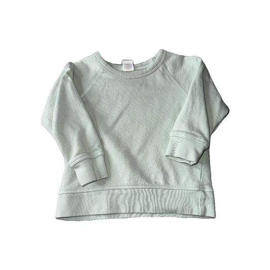 Colored Organics Unisex Mint Sweater Size: 6-12 months Mint