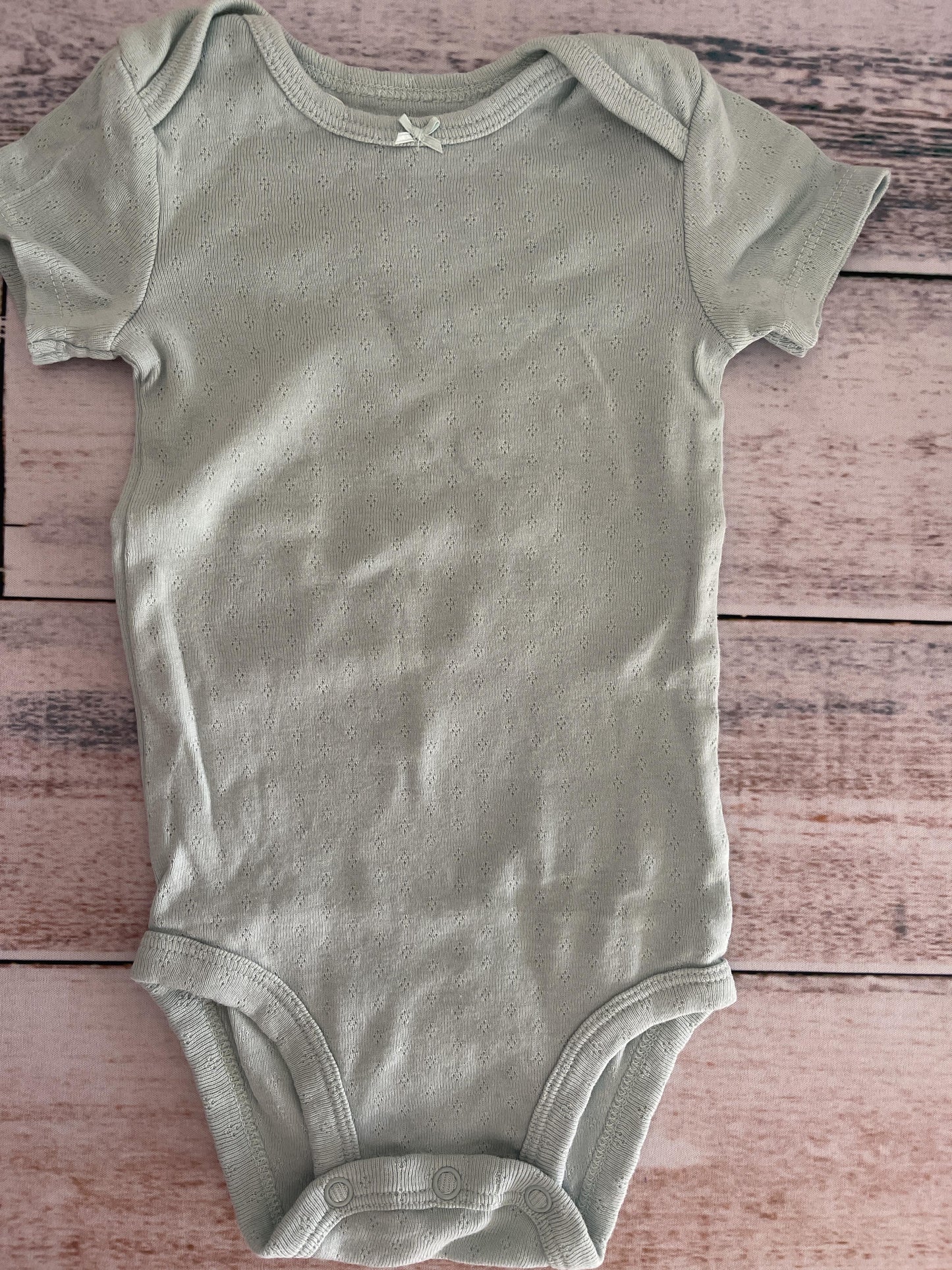 Carters Girls Mint Onesie Size: 6-9 months Mint