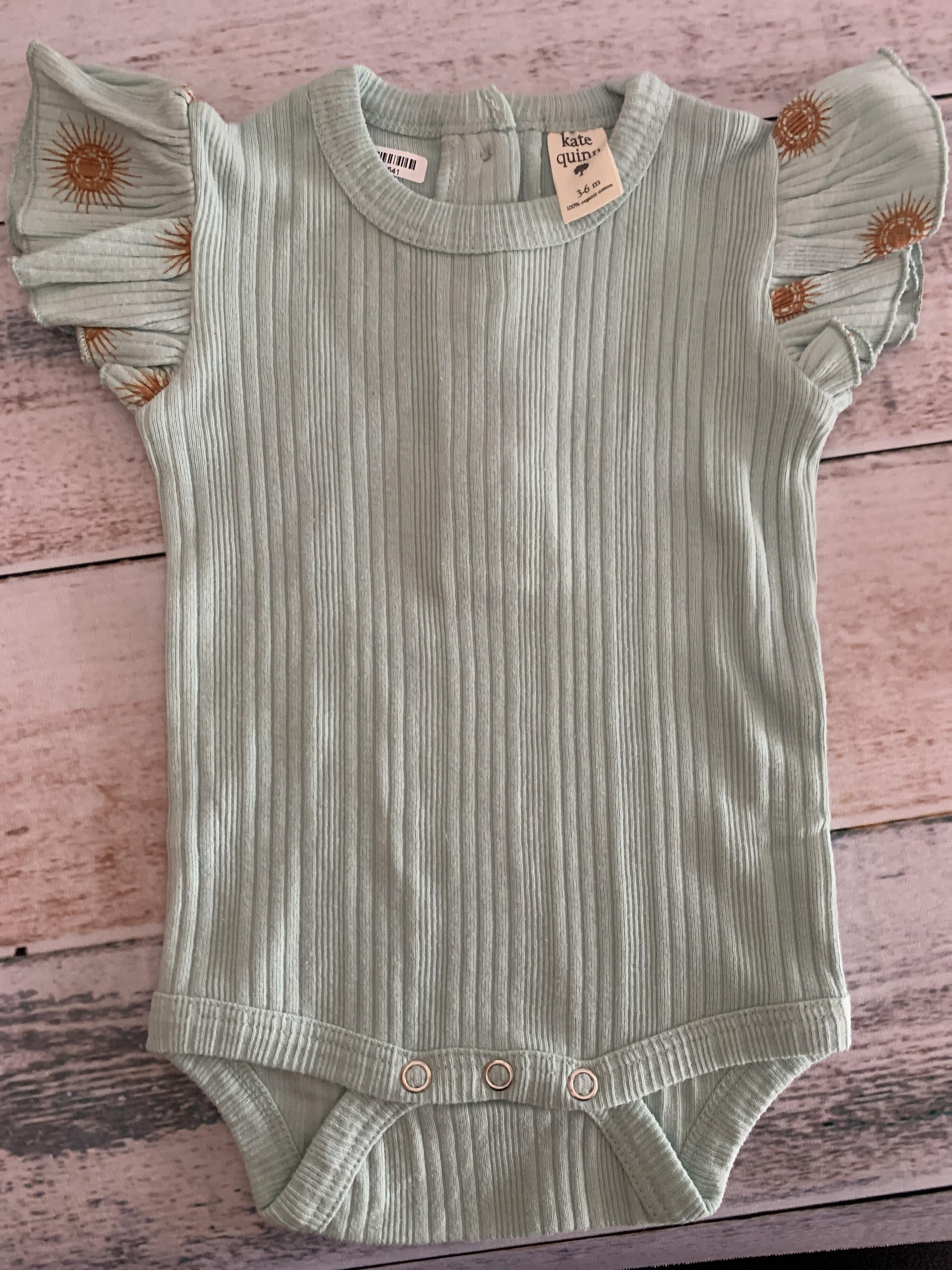 Kate Quinn Girls Mint Onesie Size: 3-6 months Mint