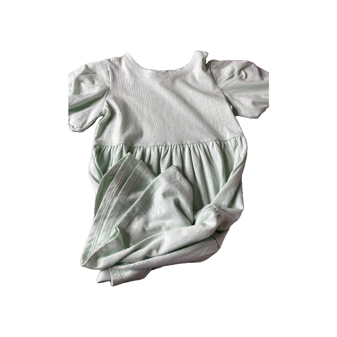Zara Girls Mint Dress Size: 7 Mint