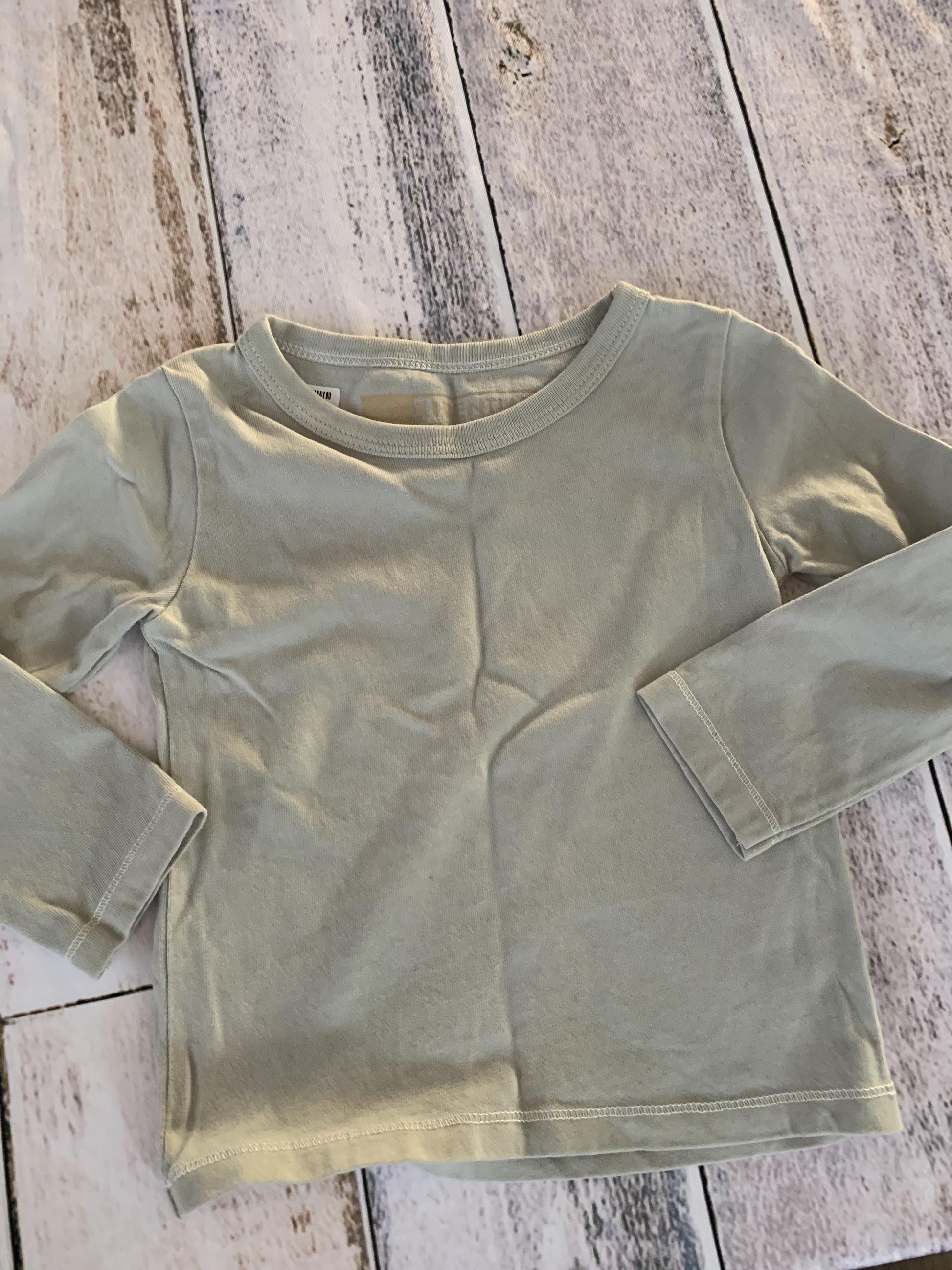 Kidential Girls Mint Long Sleeve T-Shirt Size: 2T Mint