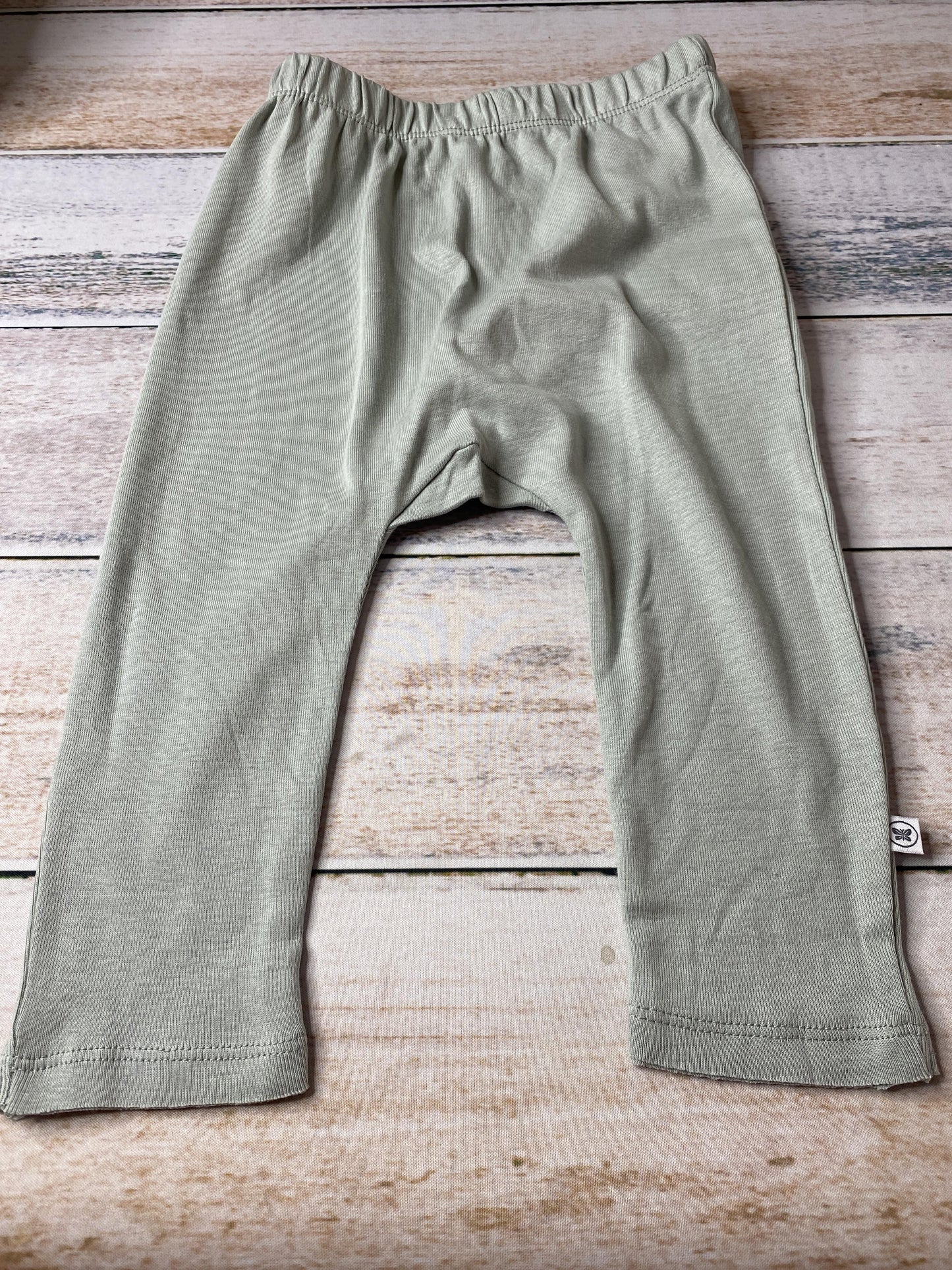 Honest co Unisex Mint Button Down Short Sleeve Size: 18 months Mint