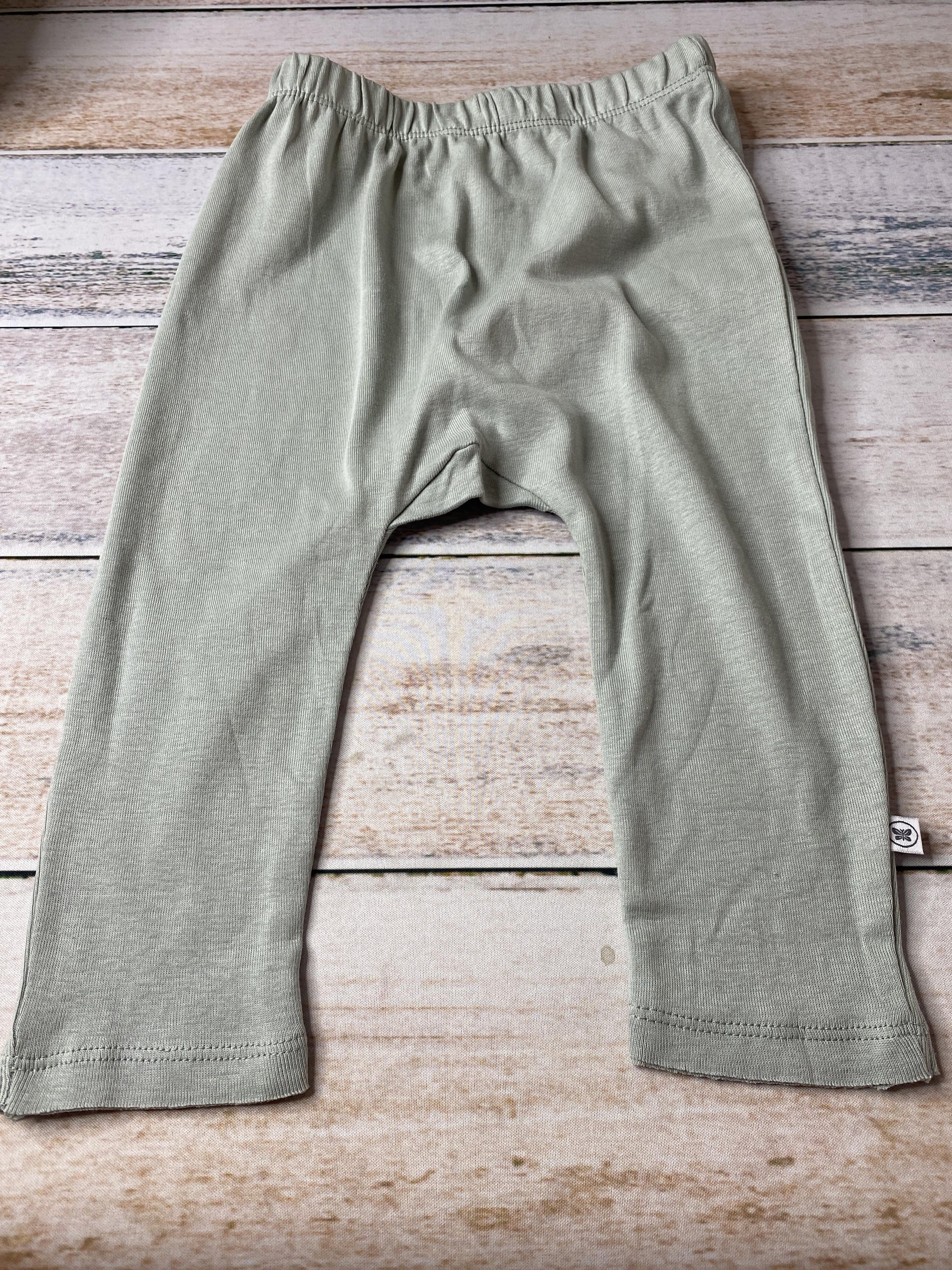 Honest co Unisex Mint Button Down Short Sleeve Size: 18 months Mint