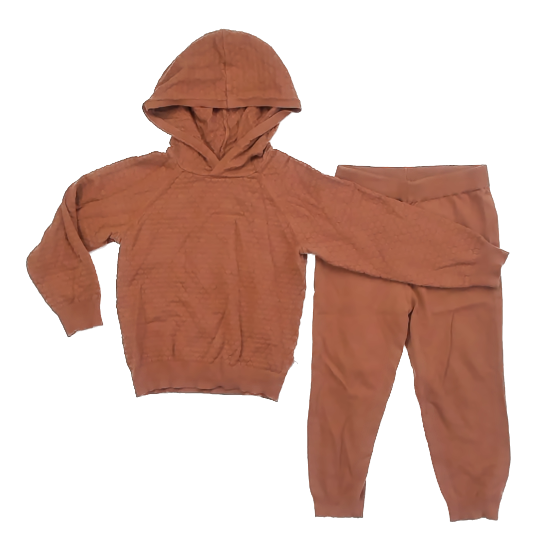 Modern Moments Unisex Mocha Apparel Sets Size: 4T Mocha