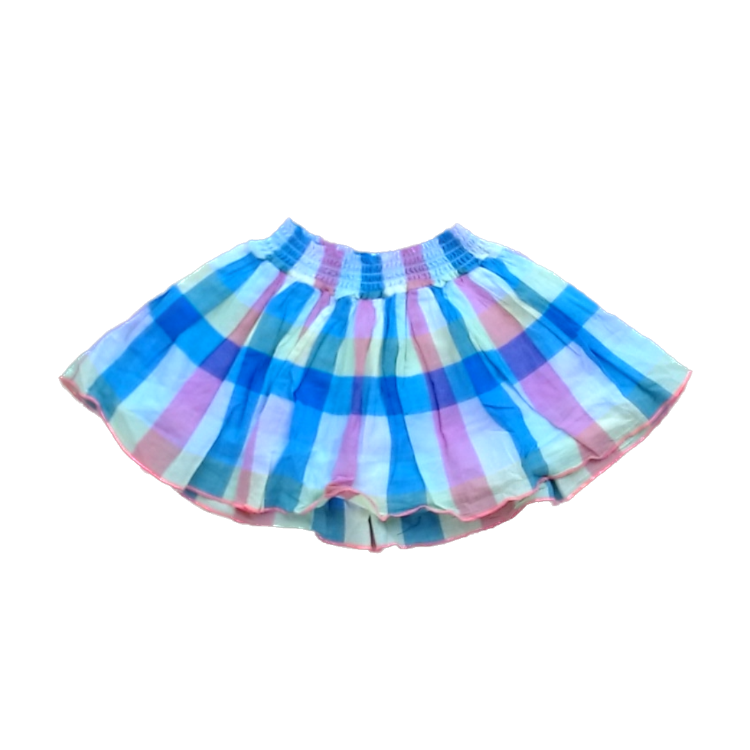 Rockets Of Awesome Girls Muliticolored Plaid Skirt Size: 4T - 8 Years Muliticolored Plaid