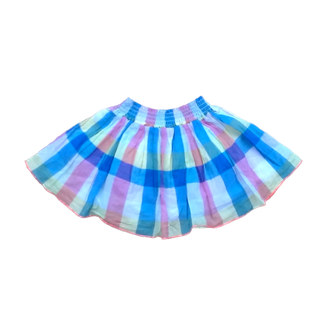 Rockets Of Awesome Girls Muliticolored Plaid Skirt Size: 4T - 8 Years Muliticolored Plaid