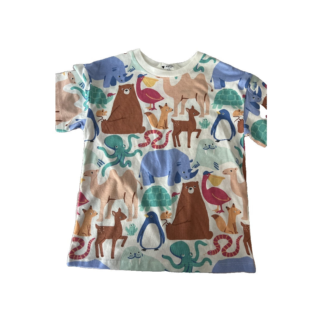H&M Unisex Multi | animals T-Shirt Size: 3T Multi | animals