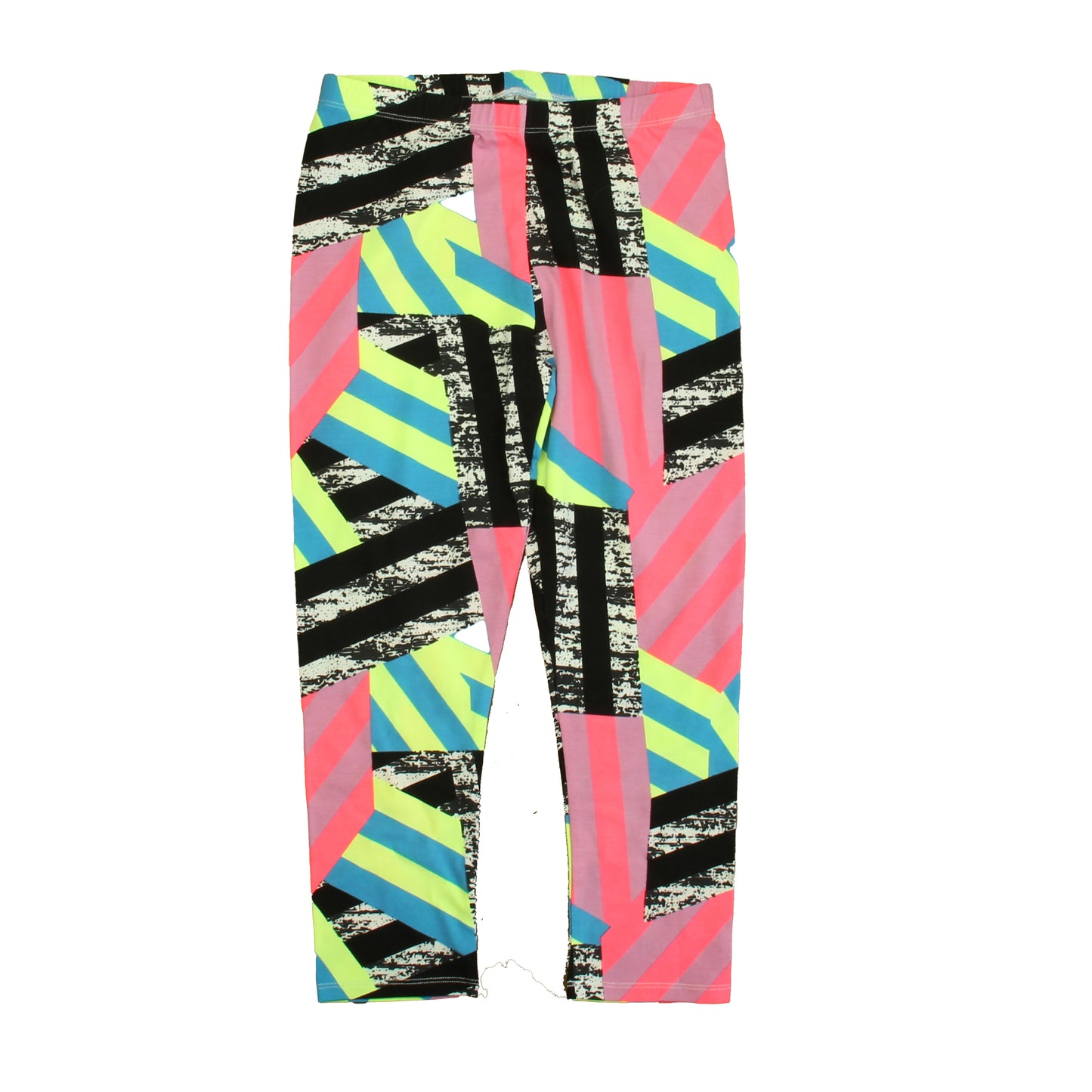 Rockets Of Awesome Girls Multi Color | Stripes Leggings Size: 12 Years