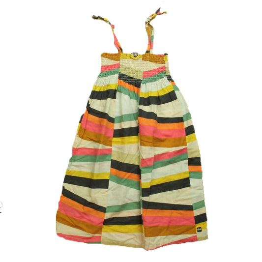 Tea Girls Multi Color Dress Size: 6 Years