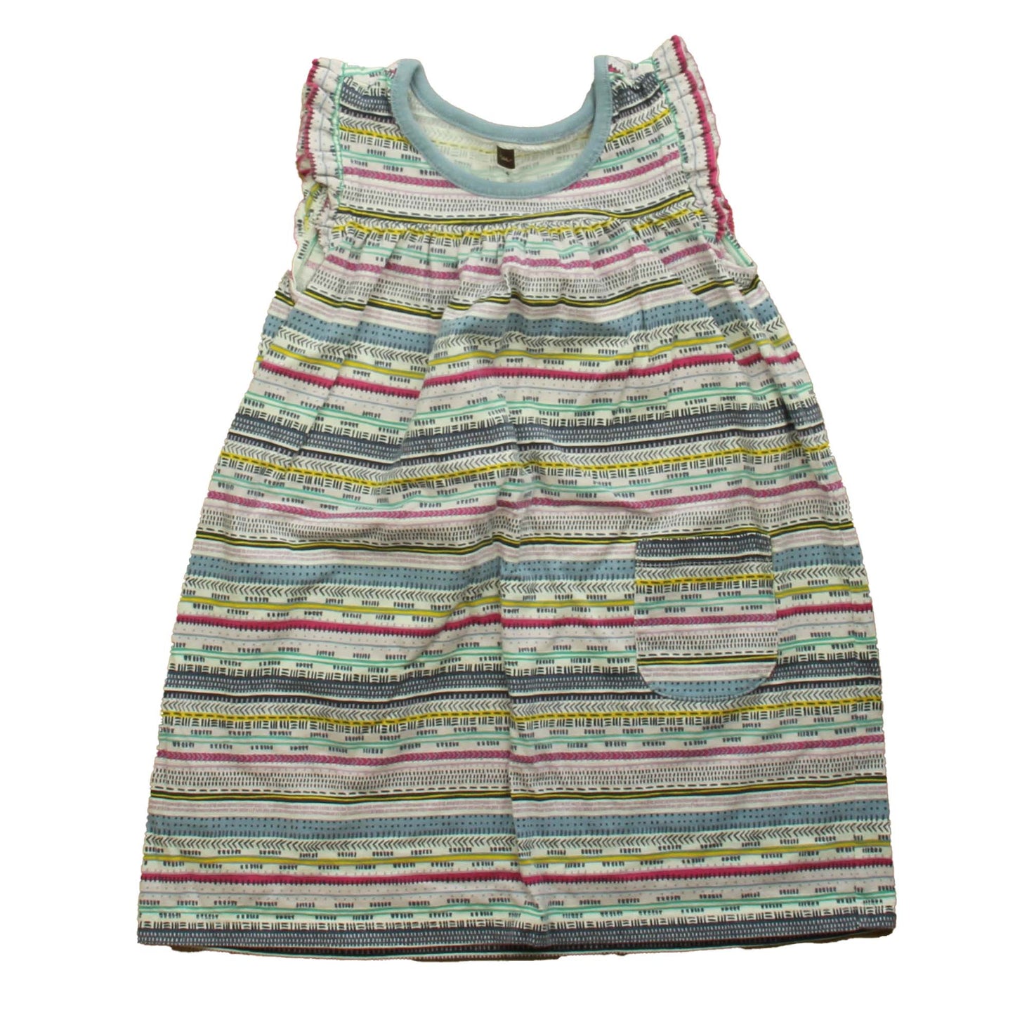 Tea Girls Multi Color Dress Size: 4T