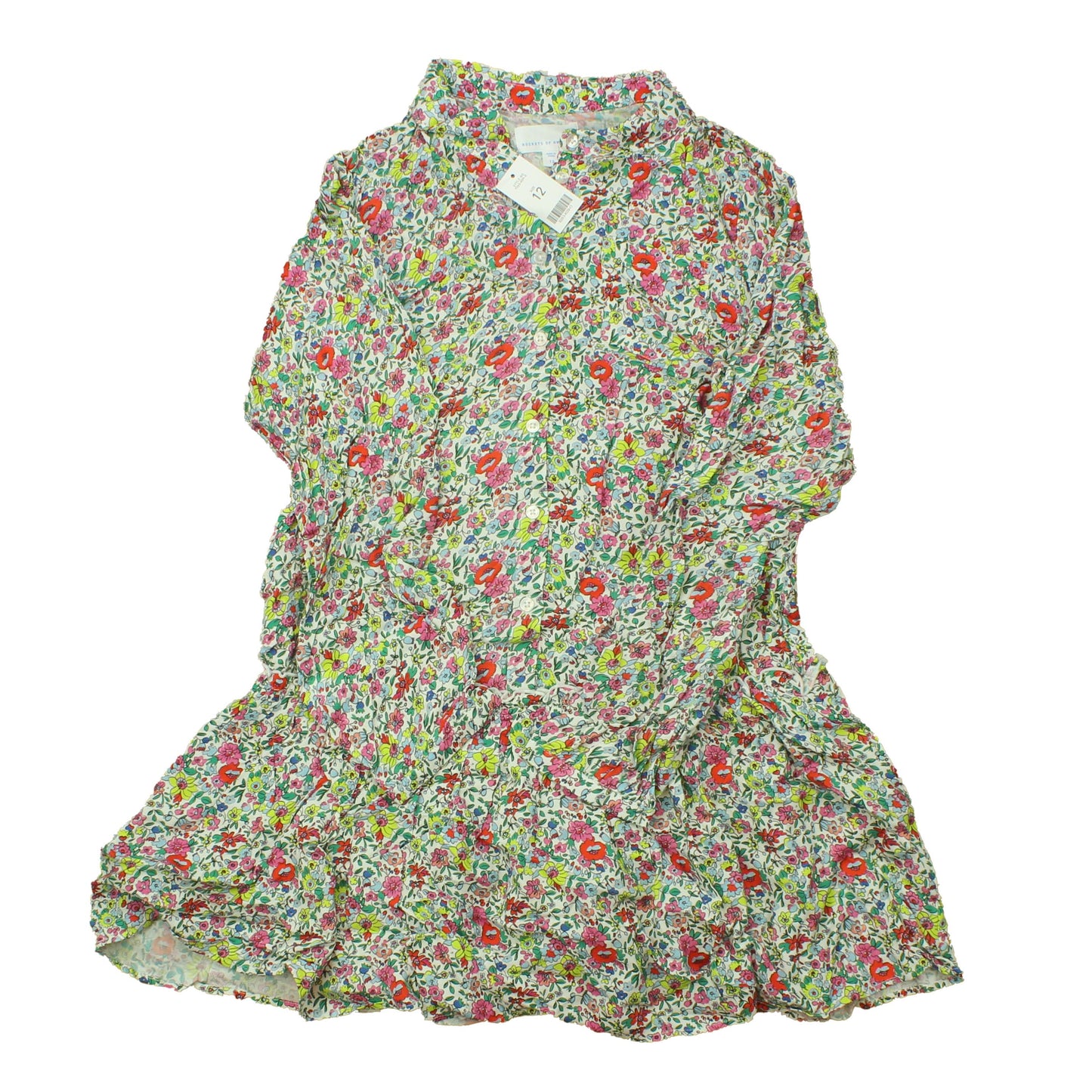 Rockets Of Awesome Girls Multi | Floral Dress Size: 12 Years