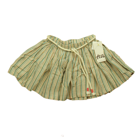 Tea Girls Multi Stripe Skirt Size: 2T Multi Stripe