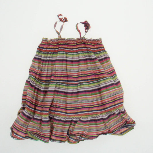 Gap Girls Multi Stripes Sun Dress Size: 6-12 Months Multi Stripes