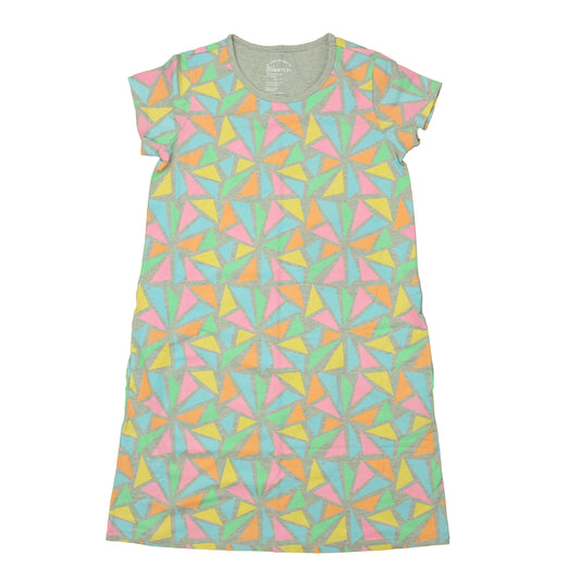 Mightly Girls Multi | Triangles Dress Dress Size: 2T Multi | Triangles Dress